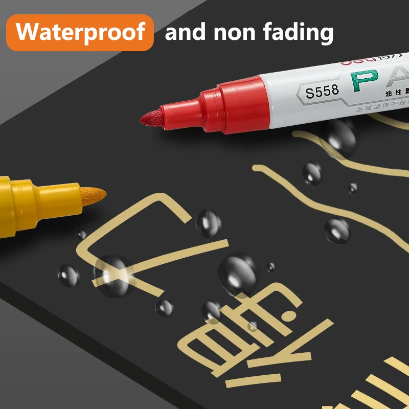 Водостойкий Перманентный масляный маркер для краски, ручка для обуви, шин, граффити, маркер, Школьное художественное письмо, инструмент для рисования, ручка для рисования
