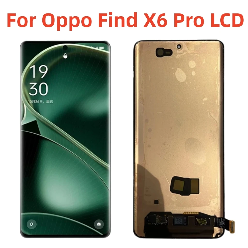 

6.82"Original AMOLED For Oppo Find X6 Pro LCD PGEM110 PGEM10 Display Touch Screen Digitizer For Oppo Find X6Pro LCD Replacement