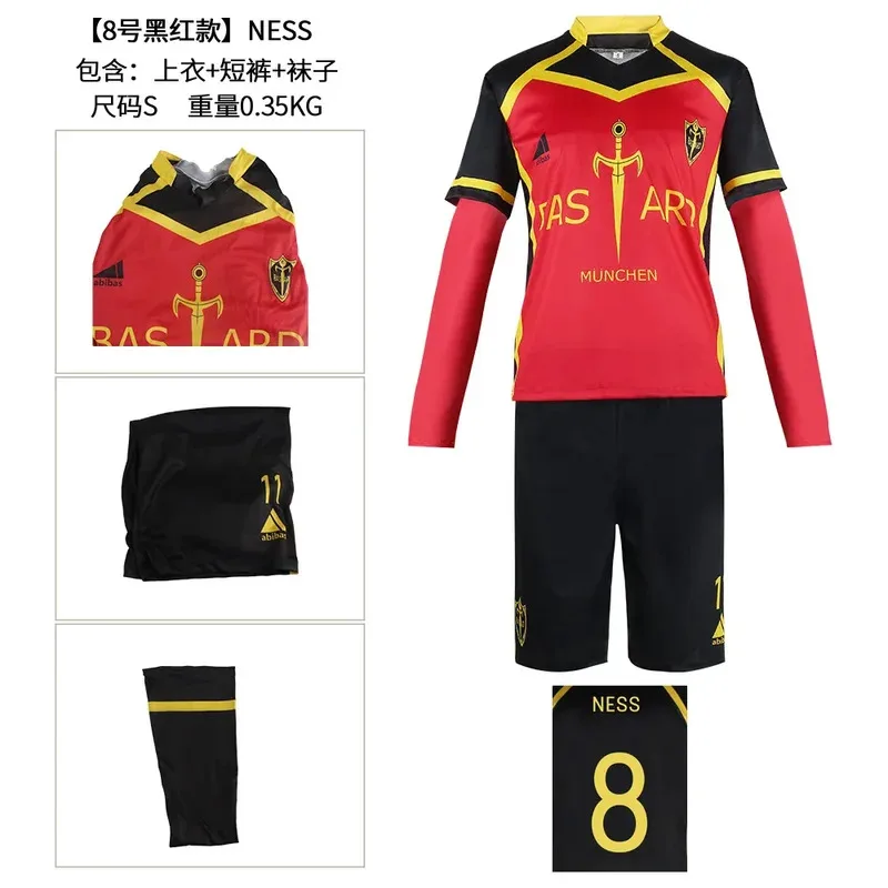 

Anime Cosplay Blue Lock Anime Cosplay Costume Wig Bastard Munchen Isagi Bachira Chigiri Nagi Rin Sae Itoshi Kaiser Reo Hior 72th