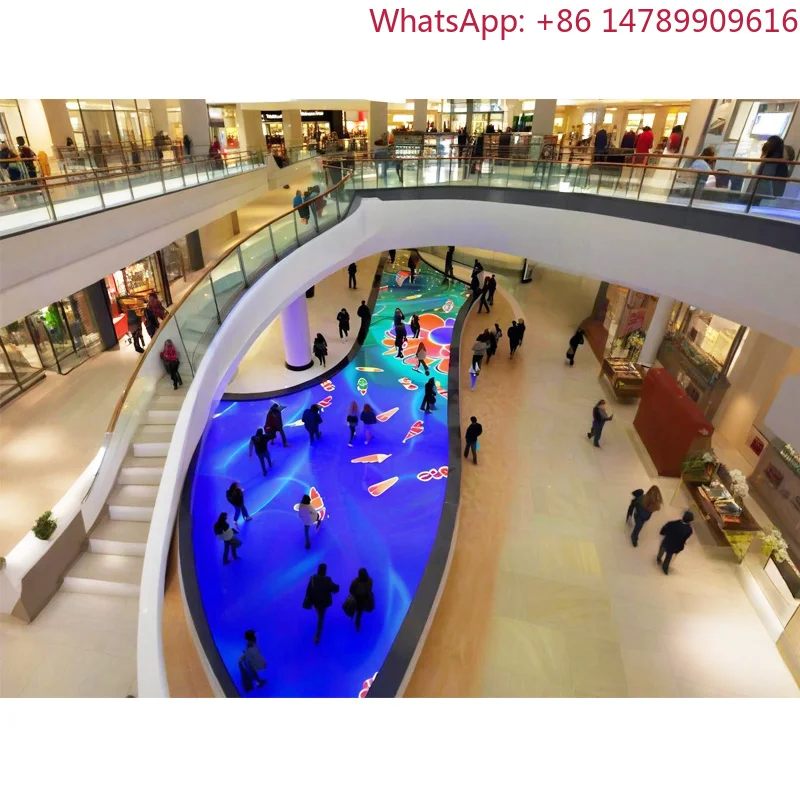 500x500 500x1000 Interactive Game LED Indoor Dance Floor Stage ScreenHigh Refresh RateHeavy-dutyFootTraffic