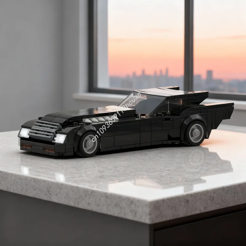 284 piezas MOC Superhéroes DCD Batmansed Batmobile La Serie Animada Bloques de Construcción Modelo Juguete Regalos para Festivales