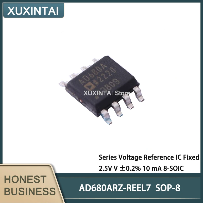 

5Pcs/Lot New Original AD680ARZ-REEL7 AD680ARZ Series Voltage Reference IC Fixed 2.5V V ±0.2% 10 mA 8-SOIC