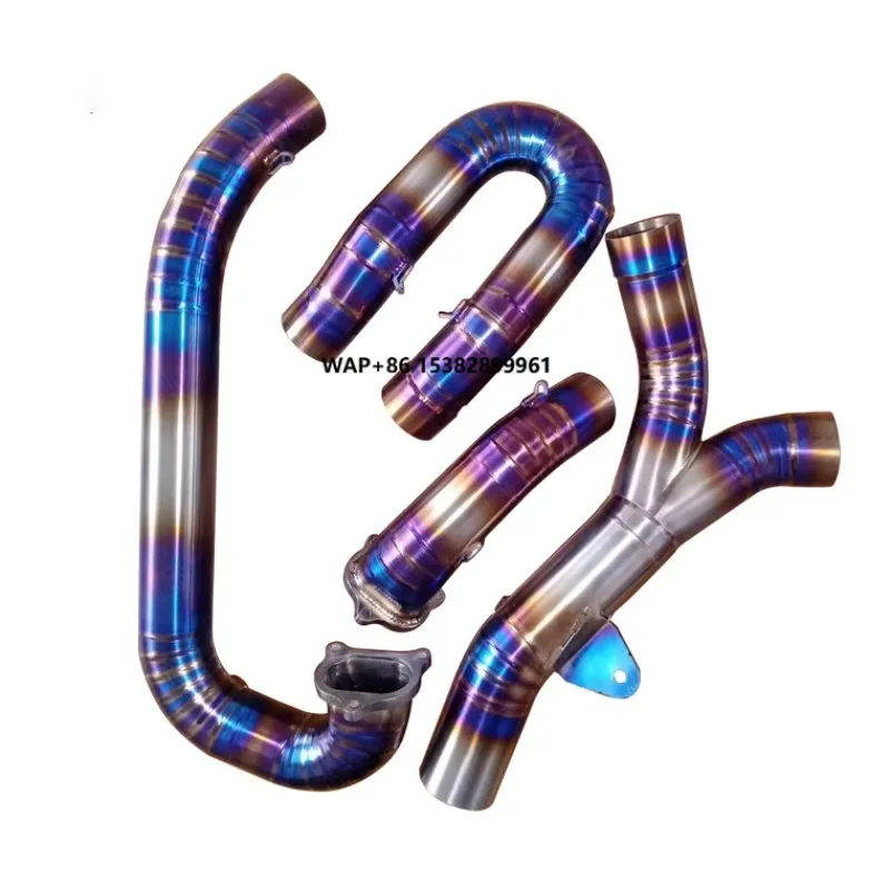 JTLD Popular Racing Titanium Exhaust Pipe for Hypermotard Assembly