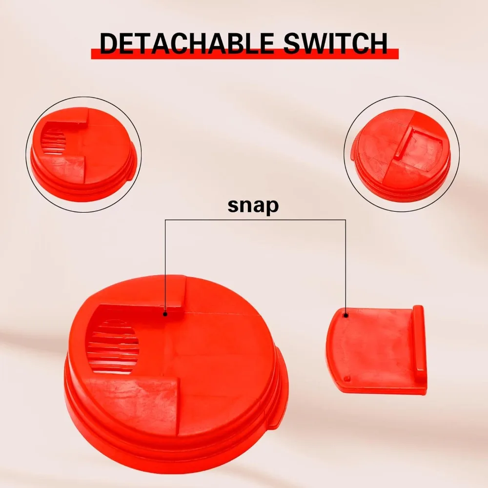 3 Pack Beverage Can Lids, Drink Sealer Soda Can Lids Leak Proof Plastic Lids for Beverage Cans and Beer Can Accessories Reusable