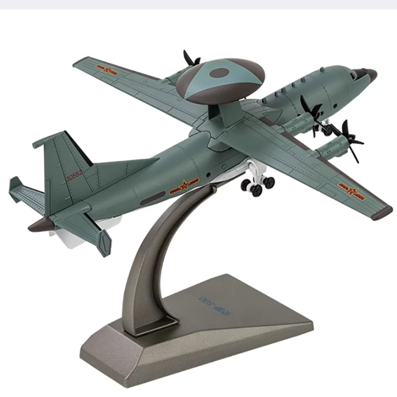 Moulé sous pression 1:200 Échelle Air Police 500 KJ-500 AWACS Alliage Fini Avion Simulation Modèle Souvenir Cadeaux pour Garçon Adulte