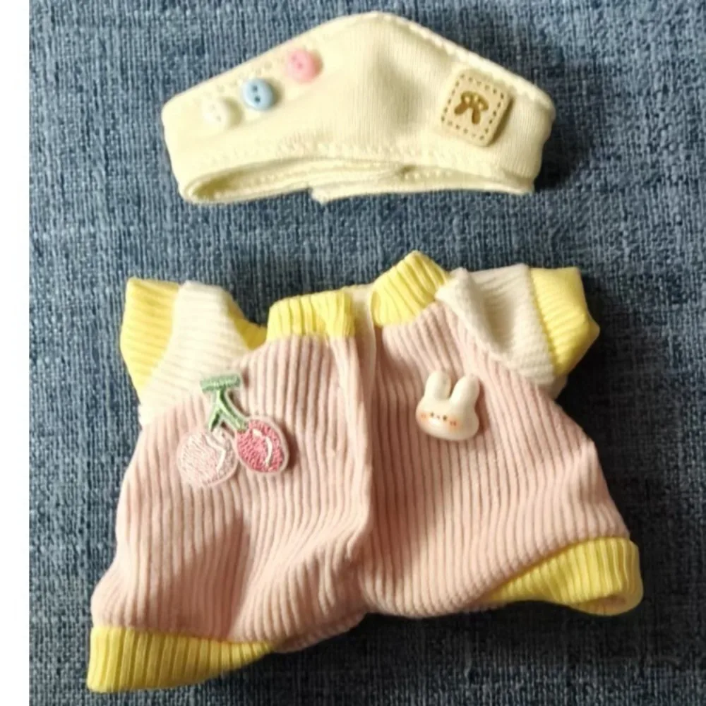 For 17cm Mini Doll Outfits Clothes Doll'S Accessories Labubu Idol Dolls Clothes Changing Dress Playing House Game Toys