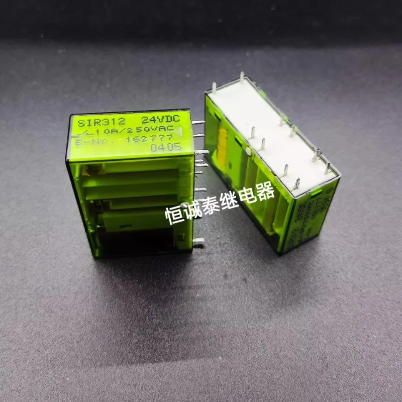 （Second-hand）1pcs/lot 100% original genuine relay:SIR312 24VDC 10pins safety relay 10A 250VAC