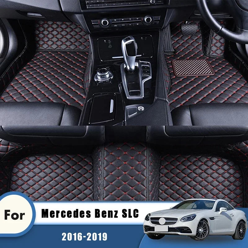 

RHD Carpets Rugs For Mercedes Benz SLC 2019 2018 2017 2016 SLC180 SLC200 SLC260 SLC300 Car Floor Mats Auto Accessories Interior