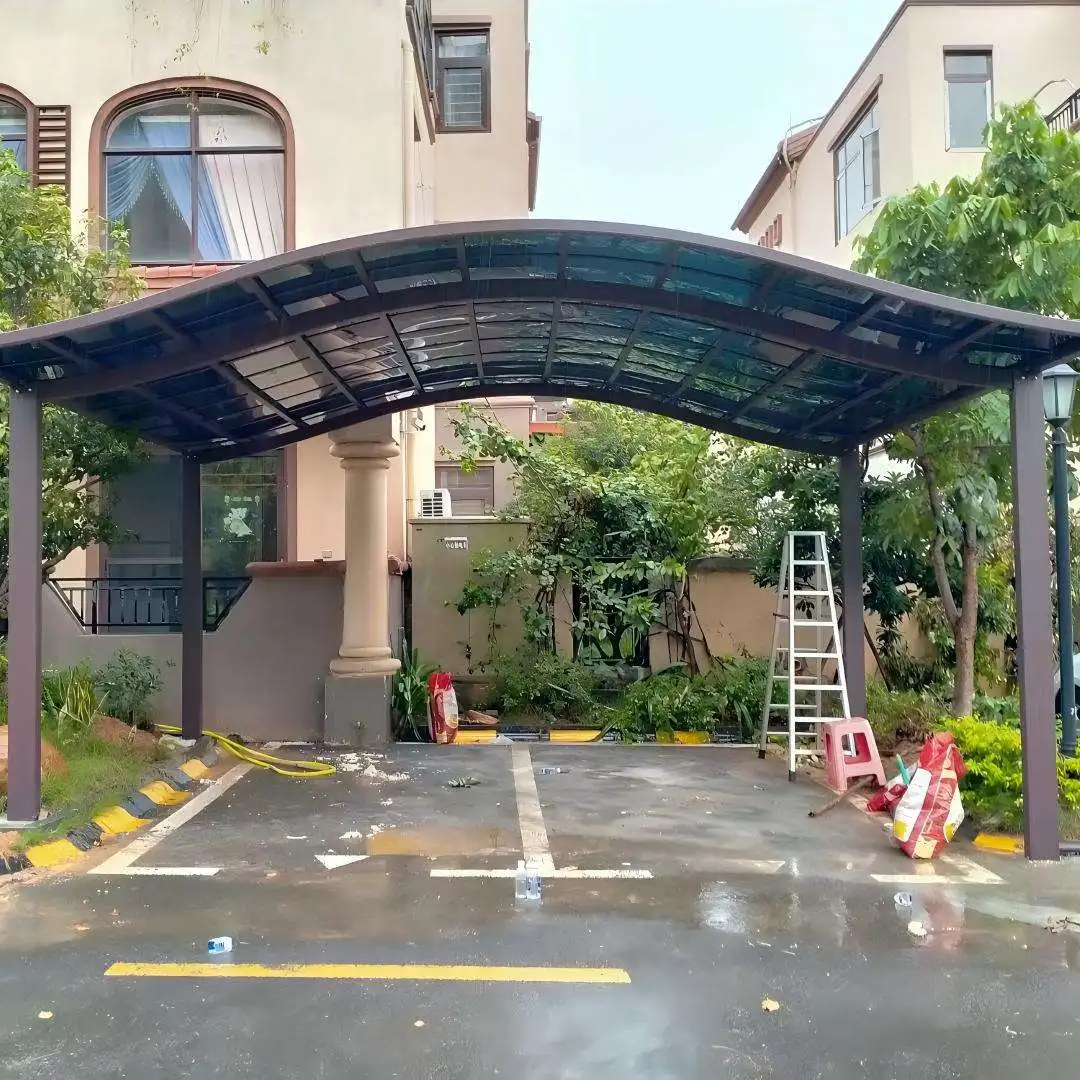 Luxurious Outdoor Protect Against Direct Sunlight Carport Villa Large Size Acrylic Car Parking Easy To Assemble Car Shelter