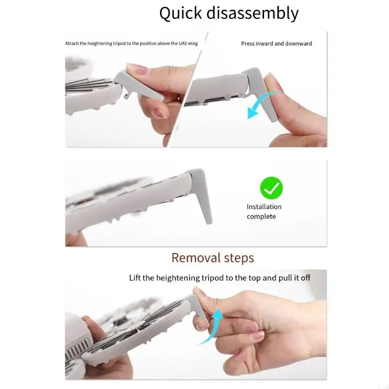 2025 جديد 2pcs أقدام هبوط عالية القوة لوجه هبوط الطائرات بدون طيار للعشب الرملي