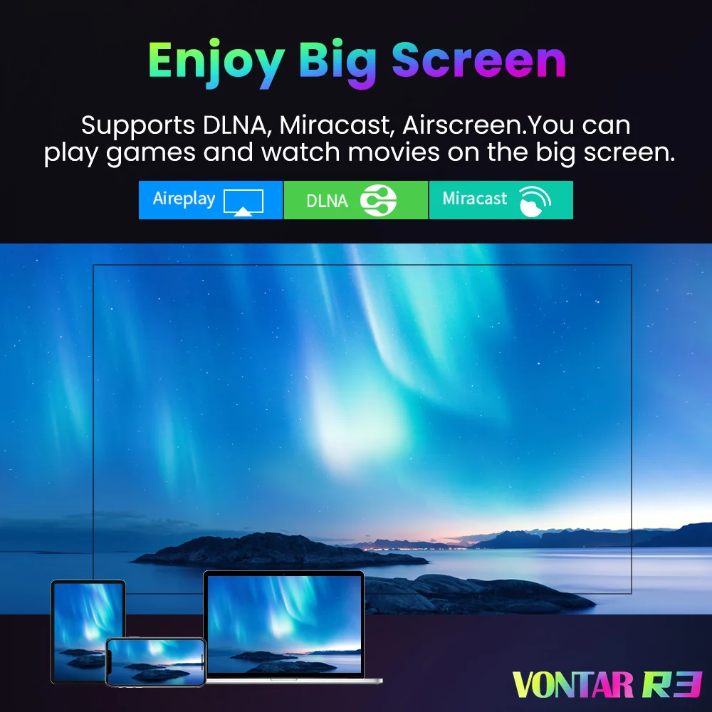 VONTAR-R3 أندرويد 13 صندوق التلفزيون ، RK3528 مجموعة صندوق علوي ، 4K ميديا بلاير ، RGB ضوء ، أندرويد 13.0 TVBOX ، QuadCore ، 8K فيديو ، HDR10 + ، BT5.0 ، Wifi6 #6