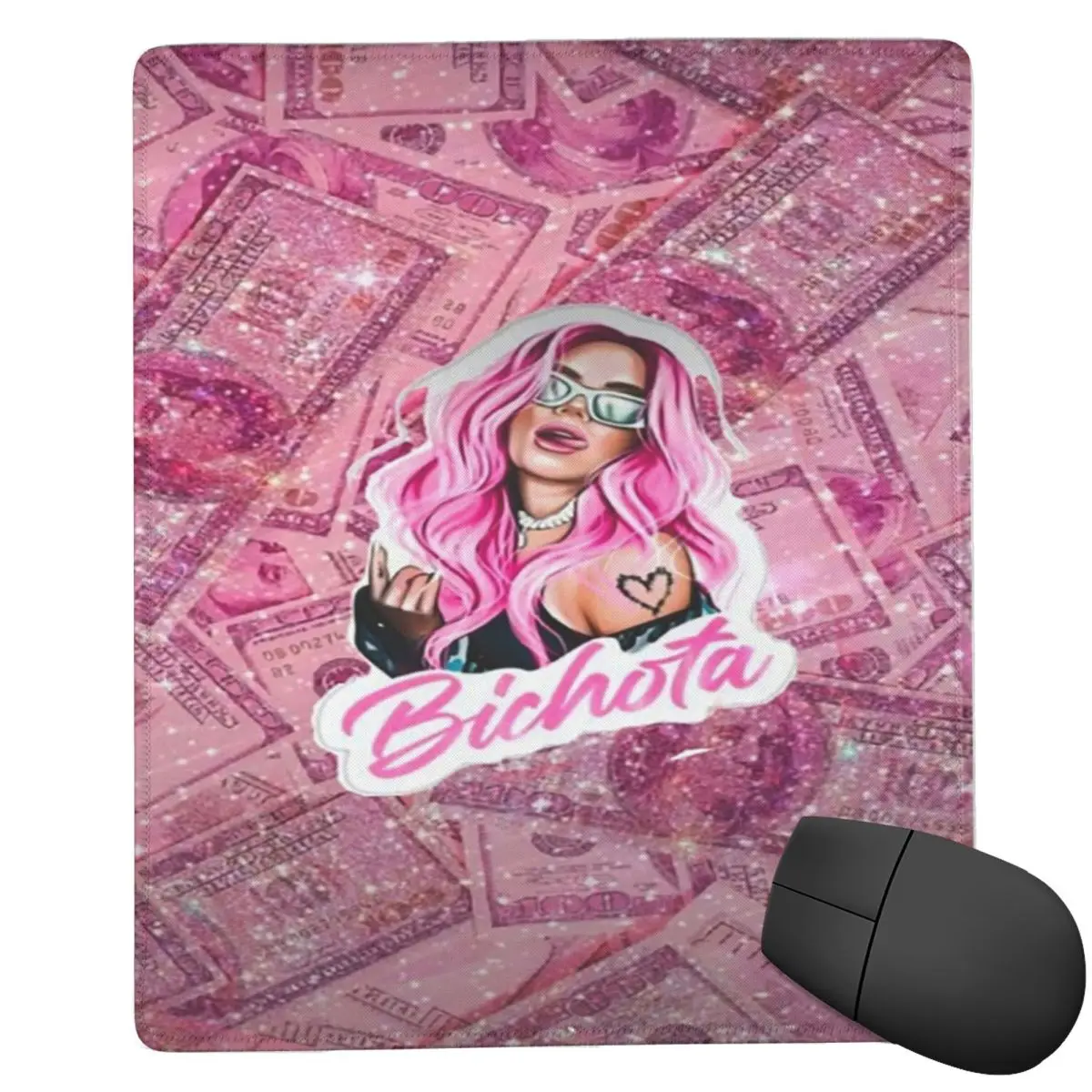 Karol G Happy Valentines Day Mouse Pad Computer Keyboard Mouse Mat Gamer PC Laptop Desk Mat Office Accessories