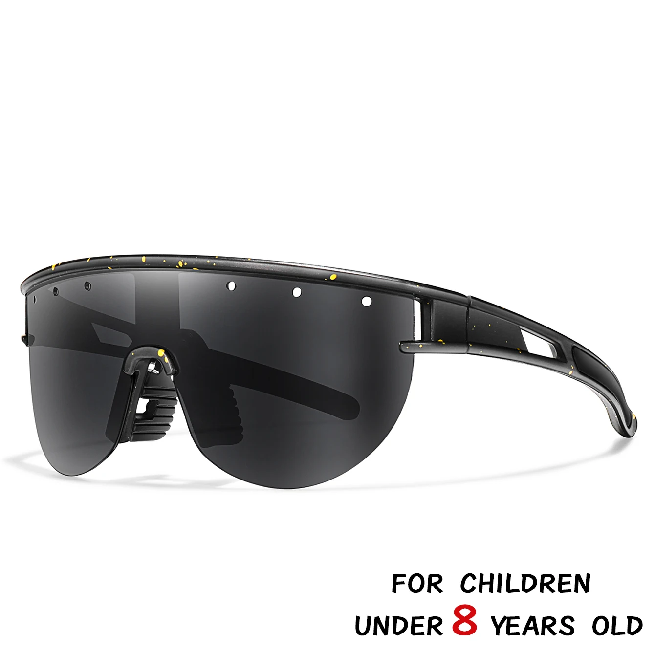 3-8 Jahre alte Kinder Outdoor-Sonnenbrille Kinder Jungen Mädchen Fahrradbrille UV400 Jugend Sport Baseball Camping MTB Fahrradbrille