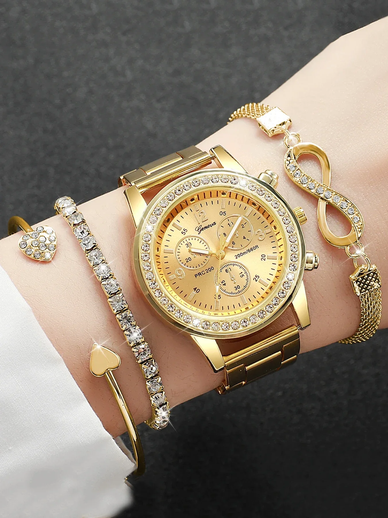 Ladies' Watch Hong Kong Style Fashion Watch Women's High Beauty Versatile High End Ladies' Watch