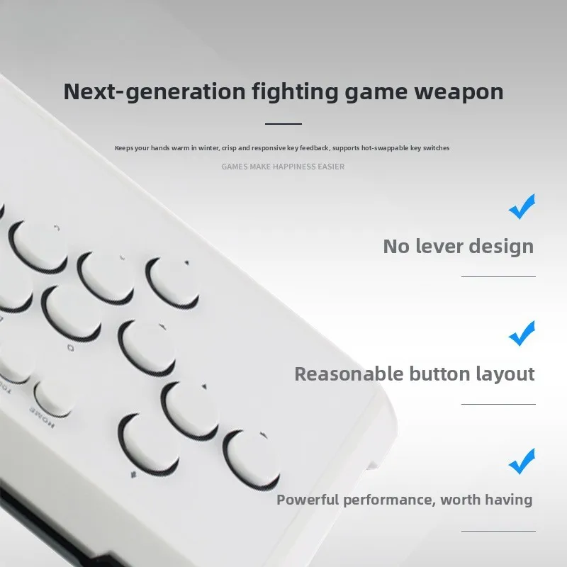 Portable RGB Light Street Fighter 6 Multi-platform Multi-mode Gaming Keyboard Interchangeable Keys