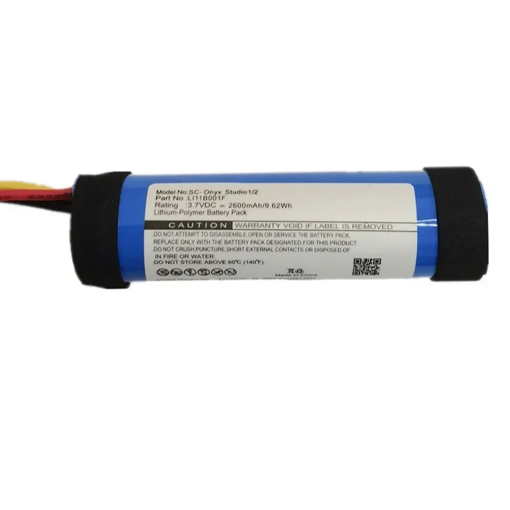 2025 Years LI11B001F 2600mAh Original Speaker Battery For Harman Kardon Onyx Studio 2 1 Wireless Bluetooth Audio Bateria Battery
