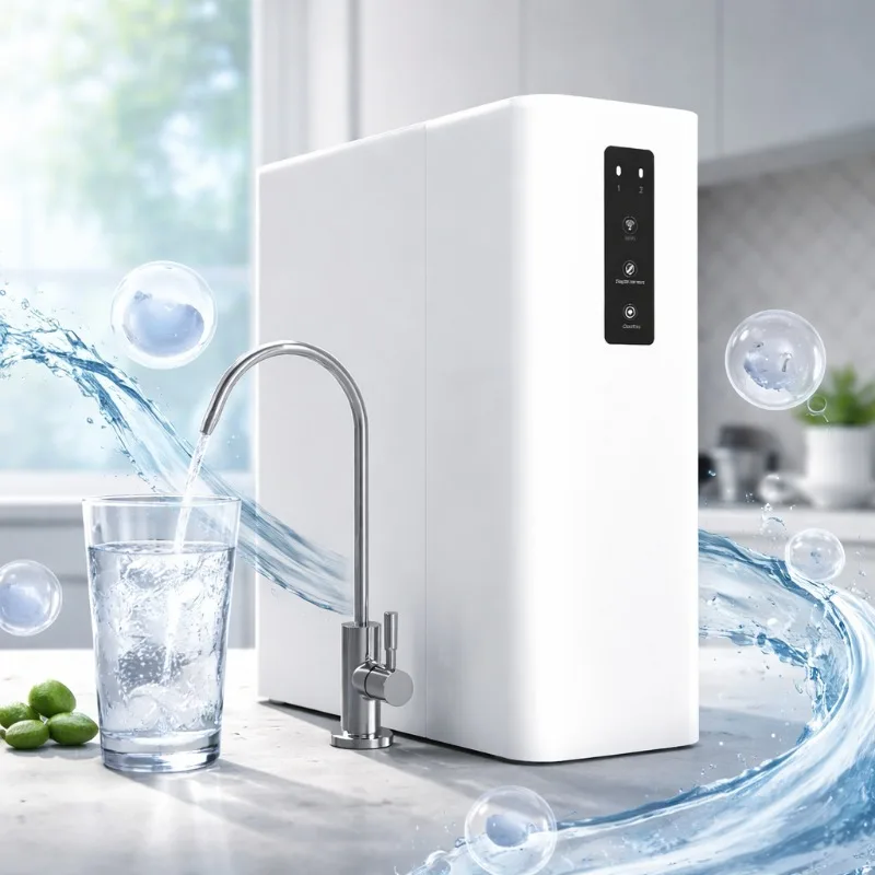 Menred 400G Tankless Reverse Osmosis Water Purification System for Home, Under Sink RO Water Filter with 4 Stage Filtration