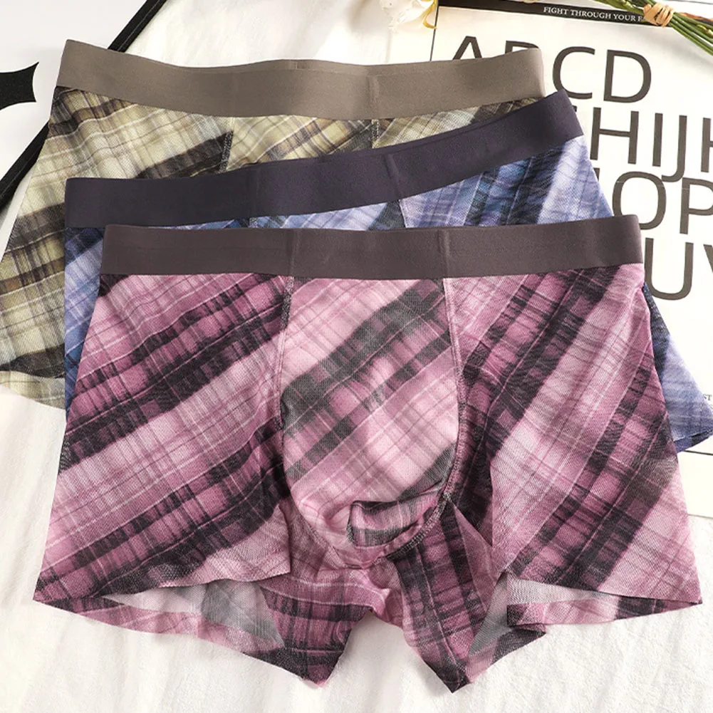 

Breathable Boxer Shorts Breathable Underpants Classic Style Comfort Fit Fashionable Design Lightweight Fabric New Condition