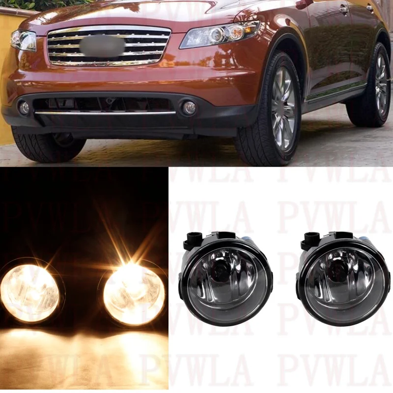 

Front Bunper Fog Lamp Lights With Halogen Bulbs 261508990B For Infiniti FX45 FX50 2006 2007 2008 2009 2010 2011 2012 2013