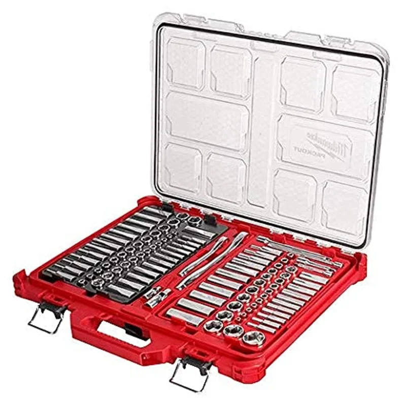 Milwaukee RATCHET e conjunto de soquetes, 106 pcs, 48-22-9486