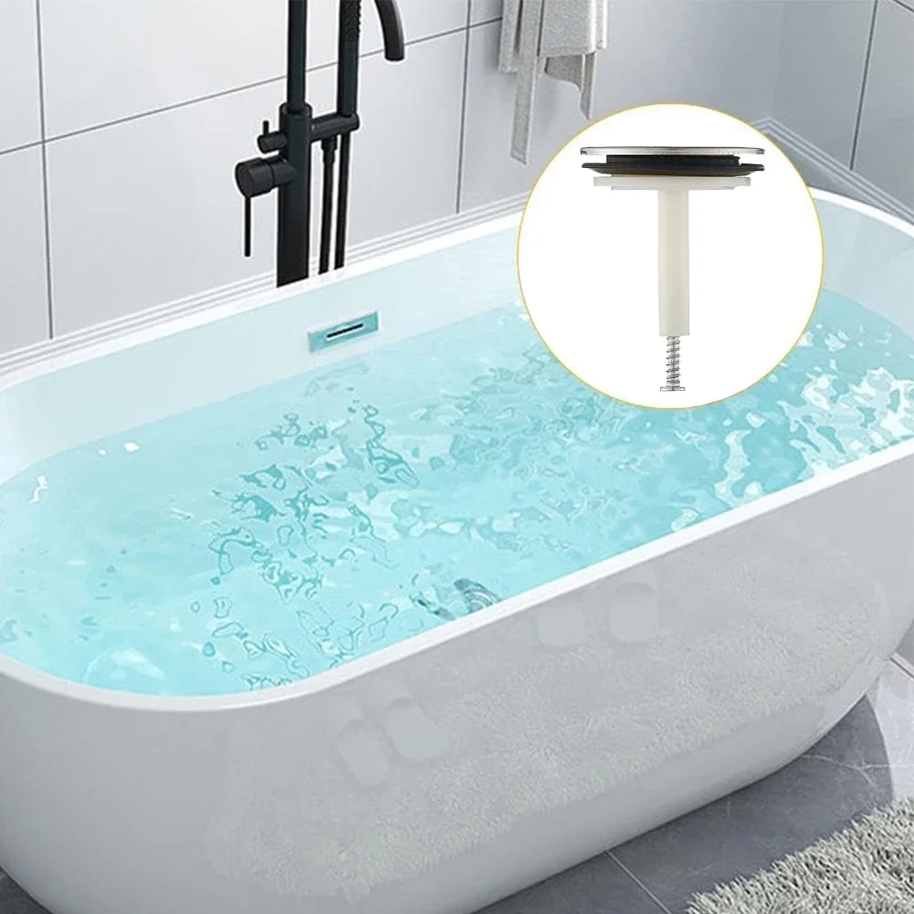 1pcs 46mm Bathtub Drain Stopper Bathroom Bath Replacement Tub Sink Waste Pop-Up Plug 50-65mm Adjustable Hardware ﻿