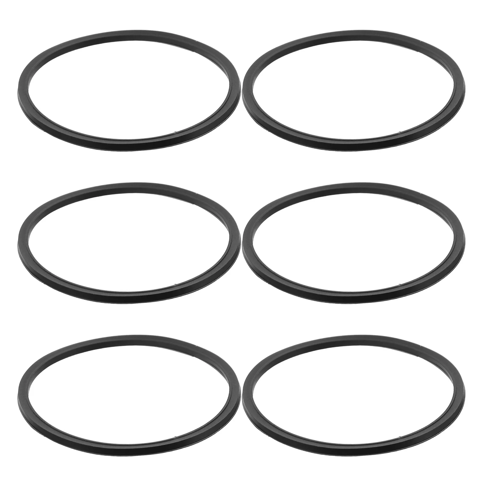 

6Pcs Water Bottle Gasket Replacement Silicone Seal Rings Leak-Proof Flexible Travel Cup Lid Seals for Replacement Accessories