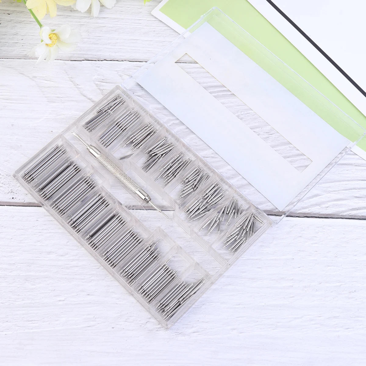 

Ear Tool Box Bracelet Watchband Pin Removal Strap Repair Replacement Kit Wrist Spring Bars Parts Remover