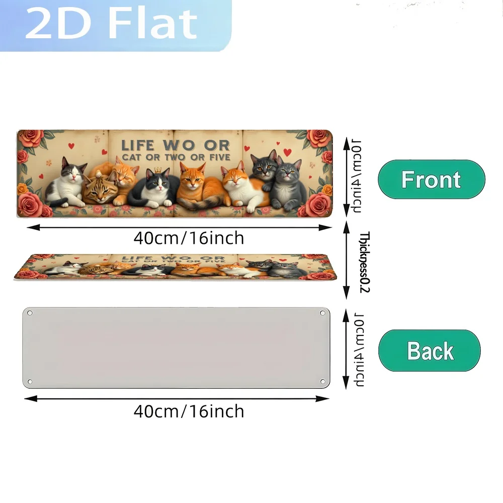 2D Flat, 1pc Rustic 