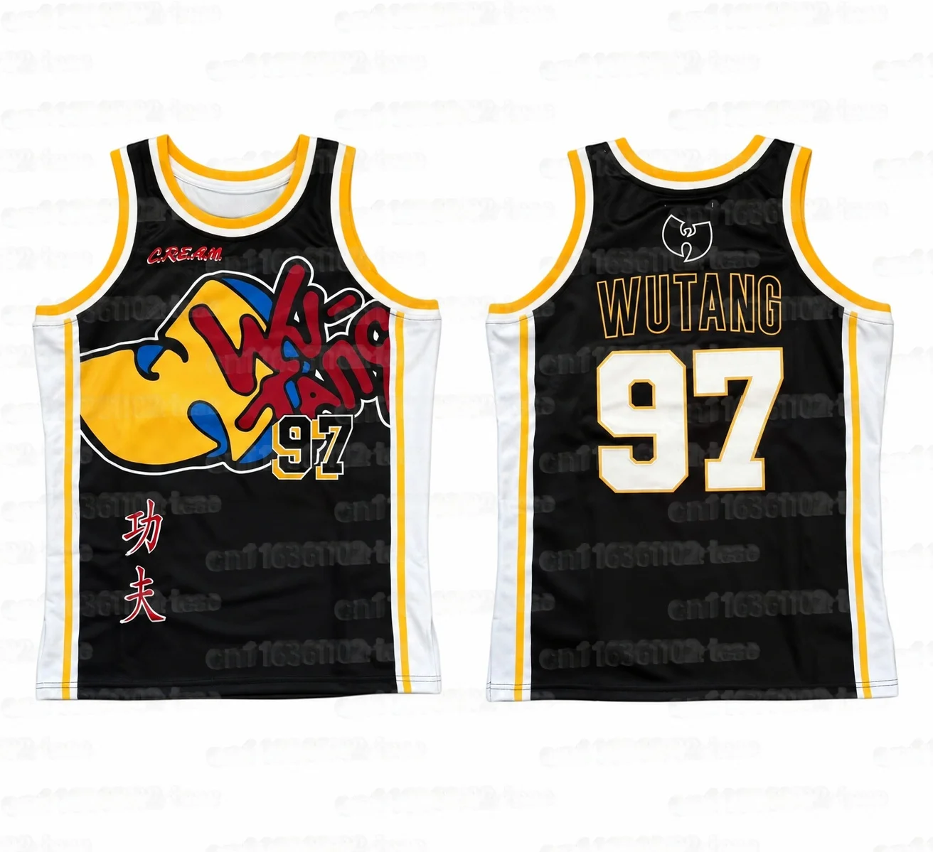 2026-2027 Wu Tang Family Basketball-Trainings-Sportbekleidung, ärmelloses Shirt für Erwachsene, Hip-Hop-Style-Familien-Freizeit-Top-Weste – Detail 6