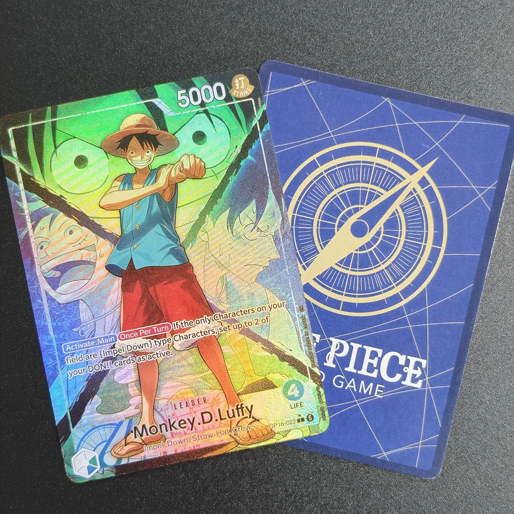 Proxy One Piece card game OP16 THE TIME OF BATTLE Luffy ACE BUggy Teach Yamato Sengoku English Game Collection Card view 3