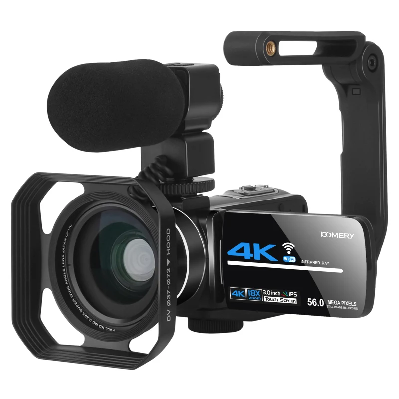 

Full HD Video Camera Vlogging Camcorder For Youtube Live Stream WIFI Webcam Night Vision 4K 18X Zoom Photography Digital Cameras