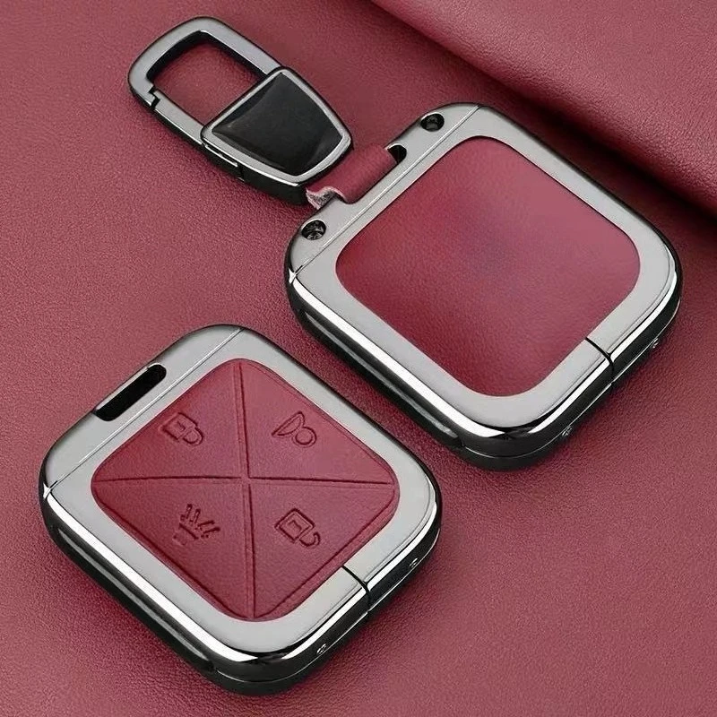 

Zinc Alloy Key Fob Cover for Buick E5/E4, Heavy Duty Metal Protective Case Shell with Keychain, Anti-Drop & Scratch Proof