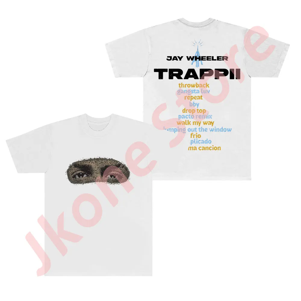 Jay Wheeler TRAPPii T-Shirts JW Tour Merch Cosplay Women Men Fashion Casual Crewneck Short Sleeve Tee