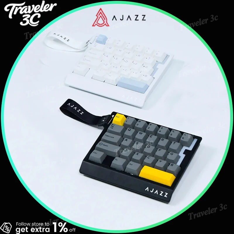 

Лидер продаж AJAZZ AK029 Маленькая проводная механическая клавиатура с подсветкой RGB FPS, игровая клавиатура для левой руки, ПК, геймер, ноутбук, подарок