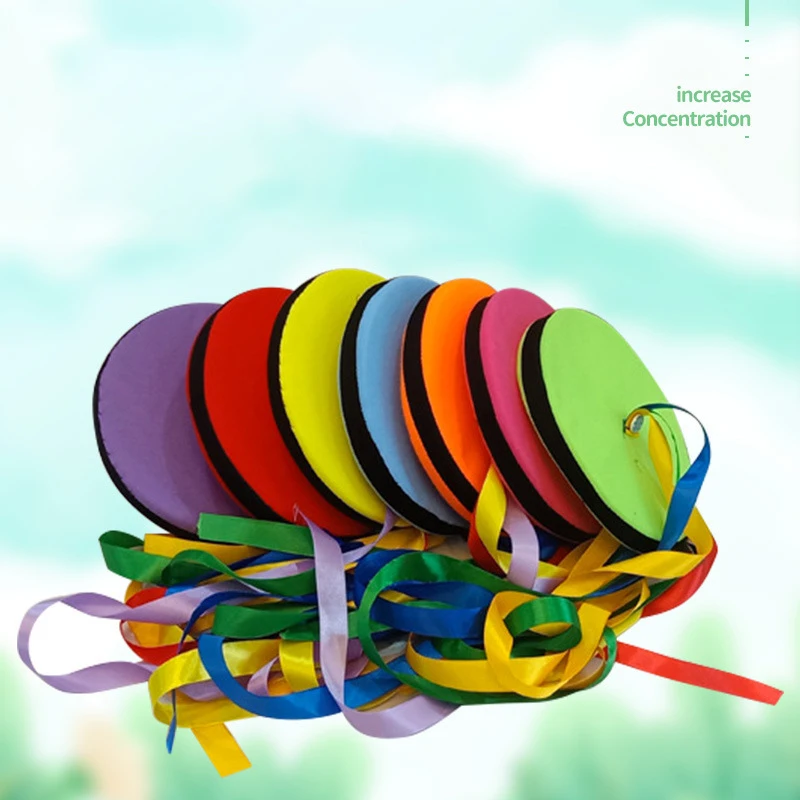 Outdoor Ouder-kind Spelletjes Voor Kleuterschool Spons Vliegende Schijf Kindersport Zacht Lint Vliegende Schijf Zintuiglijk Voor Kinderen Speelgoed