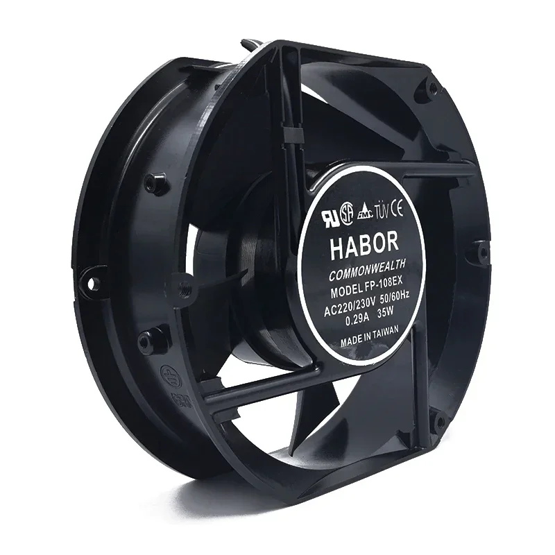P 172*150*51MM HABOR EP-108EX 17CM AC220V/230V 0.29A 35W Inverter Cooling Fan 17251