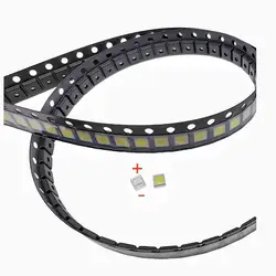 100-500PCS/Lot SMD LED 3528 2835 3V 1W 100LM Cold White for LG TV LCD Backlight Application