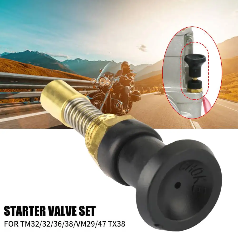 Carburetor Choke Lever Plunger Choke Kit for Mikuni VM TM38 VM29/47 Plunger Start Buttons TM32 TM34 TM35 TM36 TM38 VM30 VM32 VM3