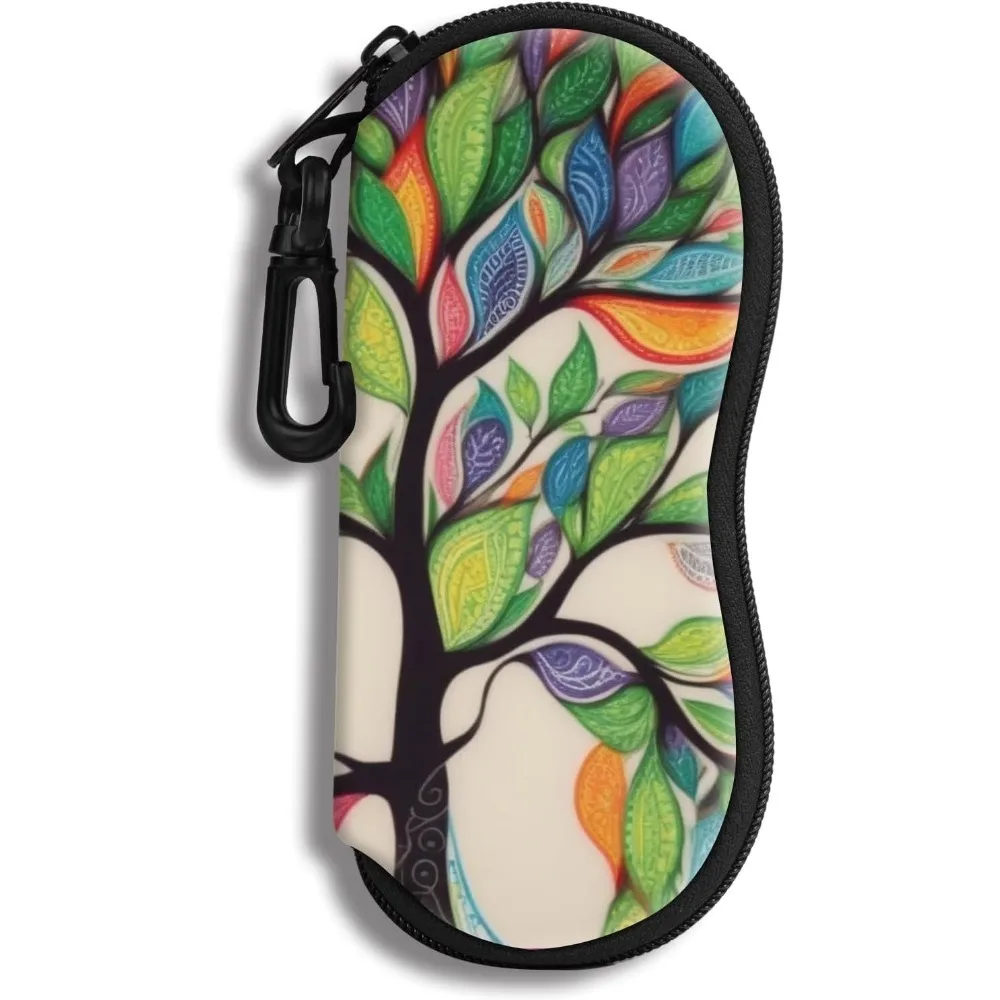 

Sunglasses Soft Case Ultra Light Neoprene Zipper Eyeglass Case With Belt Clip
