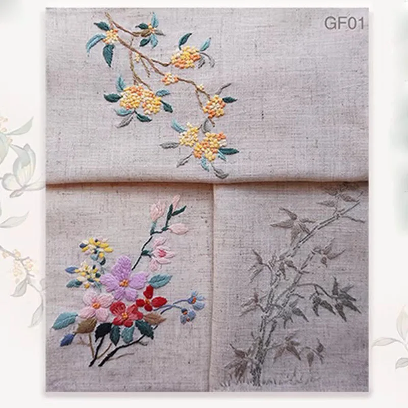 

Растворимая бумага для вышивки с нитками, трафарет для вышивки своими руками - простой в использовании шаблон для ручной вышивки.