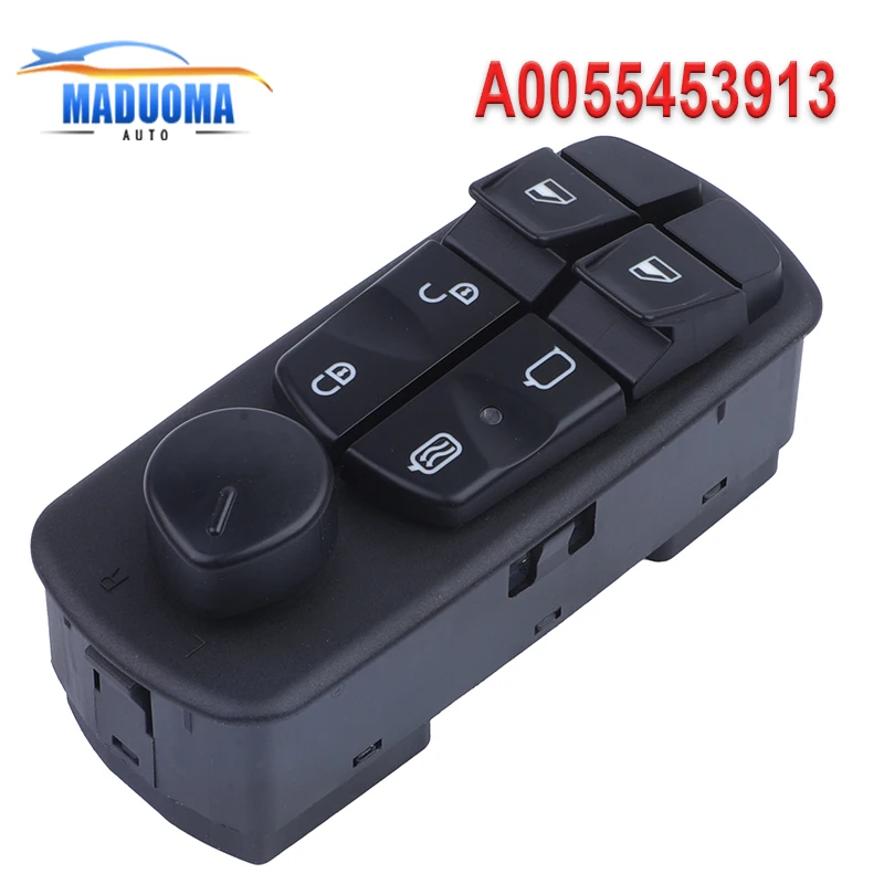 Nuevo A 0035455913   A 0015455113   A 0055453913   A 0015454713   Interruptor principal de ventana de puerta para Mercedes Benz Adigo ATEGO Axor ECONIC Unimog