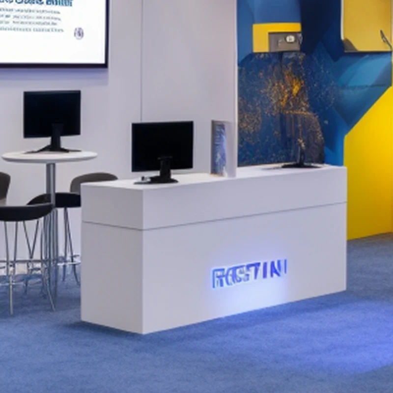 Stand espositivo semplice LightBox in tessuto Seg dal design personalizzato per stand per esposizioni commerciali