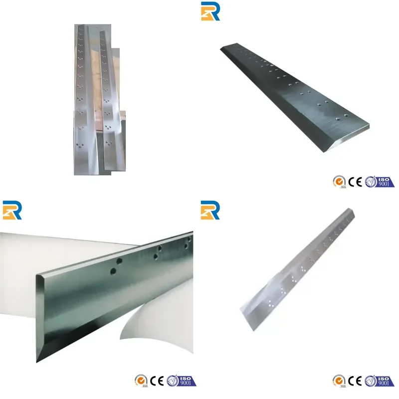 Custom Drawing Services ISO 9001 Certified Industrial Guillotine Blades Cut-Off Knives Wear-Resistant HSS Alloy 89-95HRA