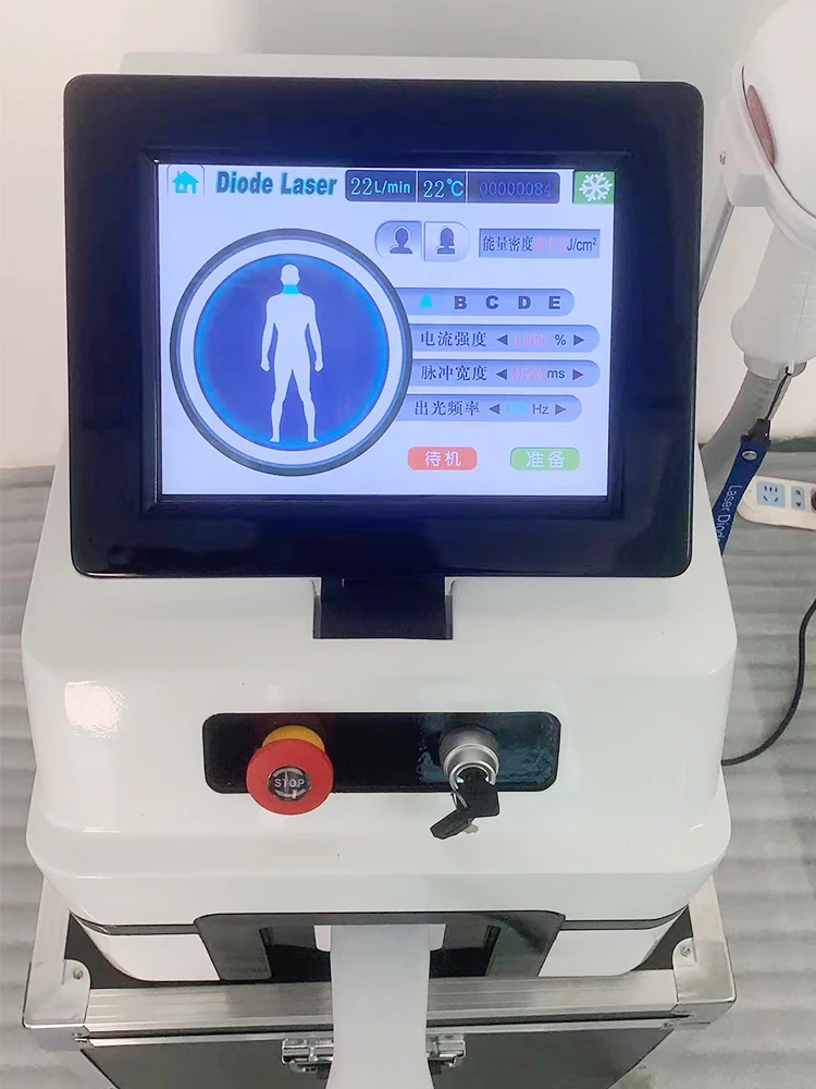 전문 808 다이오드 레이저 영구 제모기, 3 파장 레이저, 808nm, 755nm, 1064nm, 새 버전