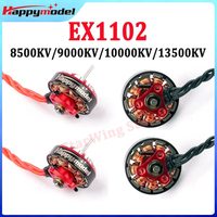 4PCS HappyModel EX1102 Brushless Motor Set 8500KV-13500KV 2-3S Compatible with Mobula7 HD 75mm 85mm for Tinywhoop Drones