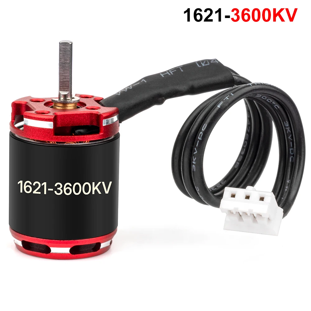 9IMOD RC 1621 Motor Outrunner sin escobillas 3200KV/3600KV baja linealidad alto par para 1/24 1/18 RC Crawler Axial SCX24 TRX4M