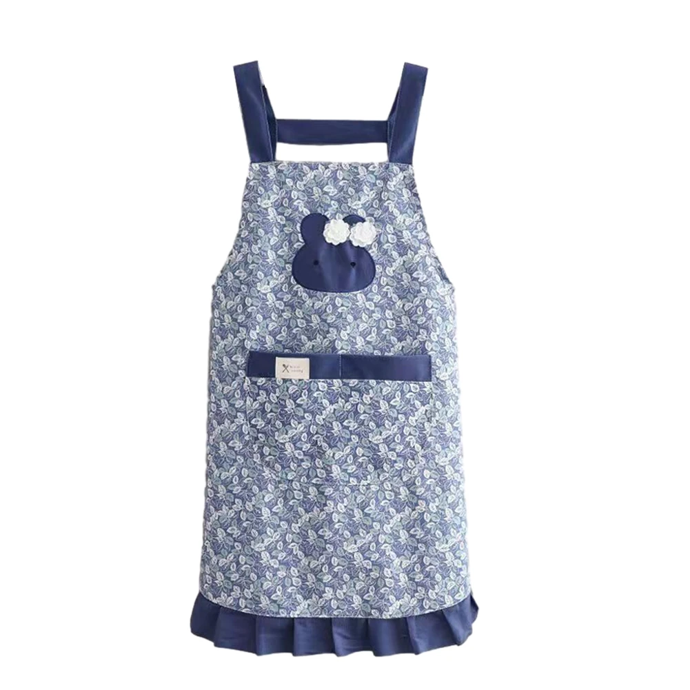 Cute Korean style anti-oil breathable BDO cotton apron for women