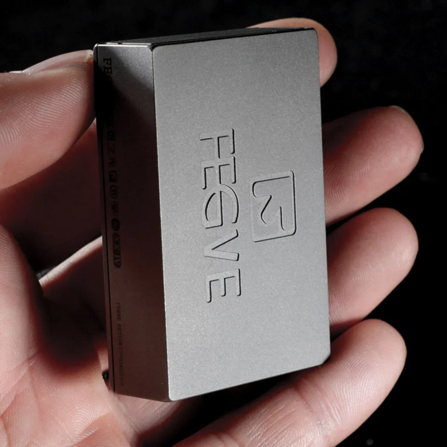EDC Titanium Alloy Magnetic Push Slider Capsule Can Box Storage Box EDC Decompression Tools