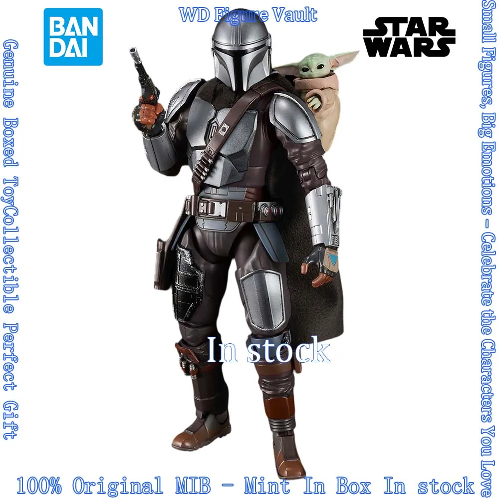 

In stock Bandai 1/12 The Mandalorian & Grogu [STAR WARS: THE MANDALORIAN AND GROGU] Figures Anime Model Genuine Boxed Toy Gift
