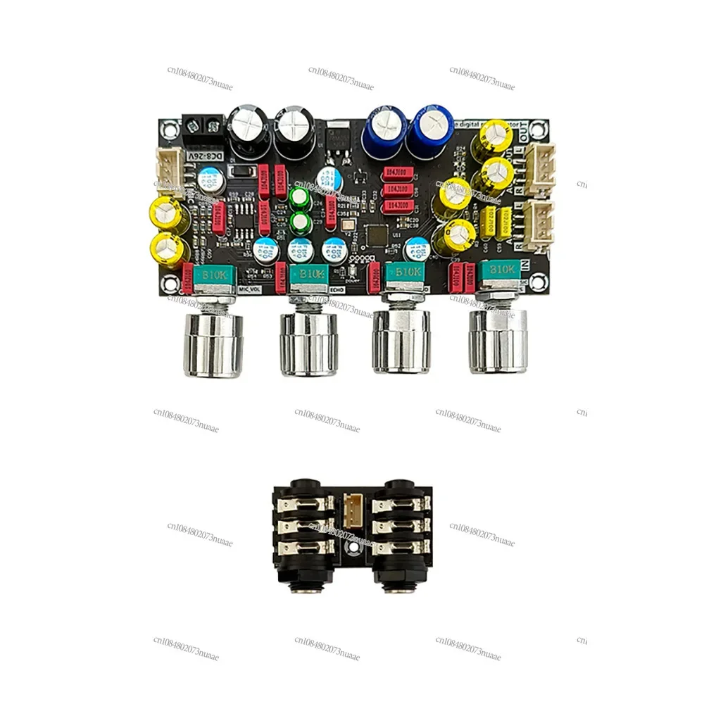 AMP Second Generation Upgraded Version Audiophile Karaoke Reverb Board Microphone K-song Singing DSP Mixing Anti-Feedback